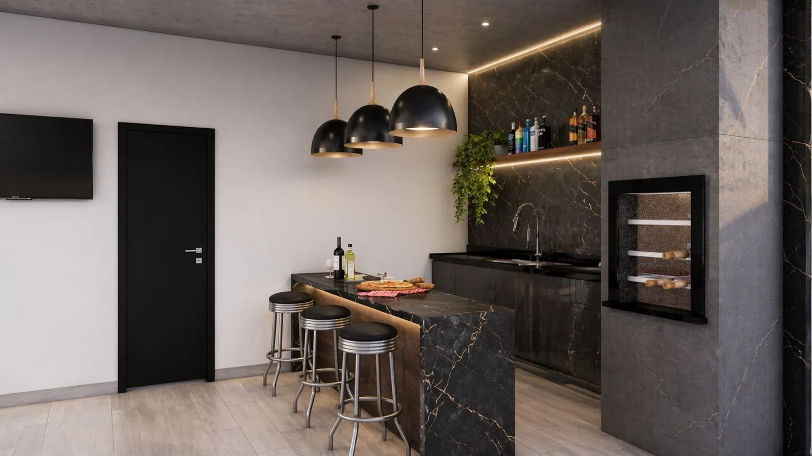 Detalhe gourmet da Casa Áurea